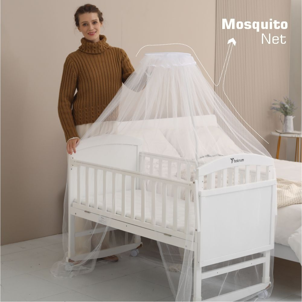 Mosquito net over crib best sale