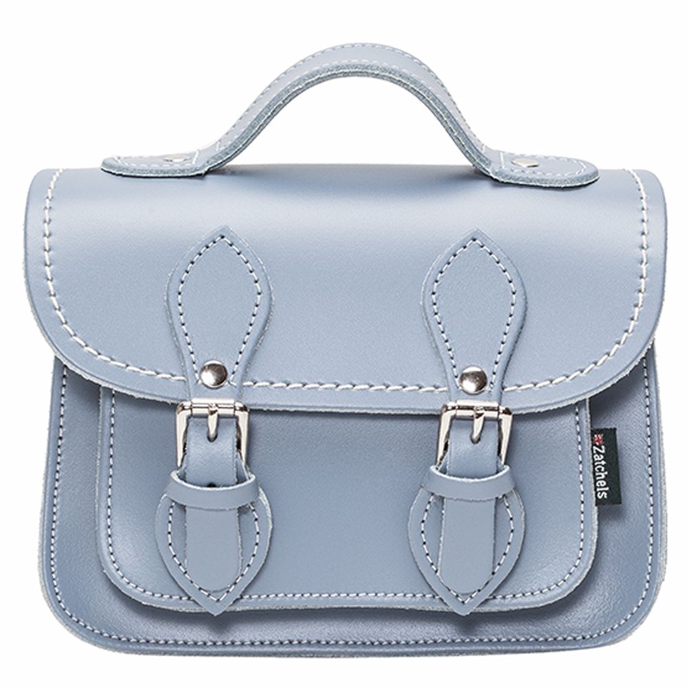 Zatchels - Lilac Grey Micro Satchel