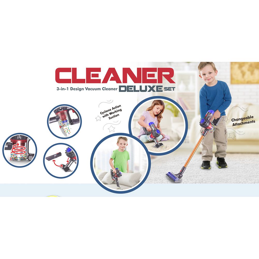 Little Learners - 3-In-1 Electric Vacuum Cleaner Roleplay Toy (Exclusive)