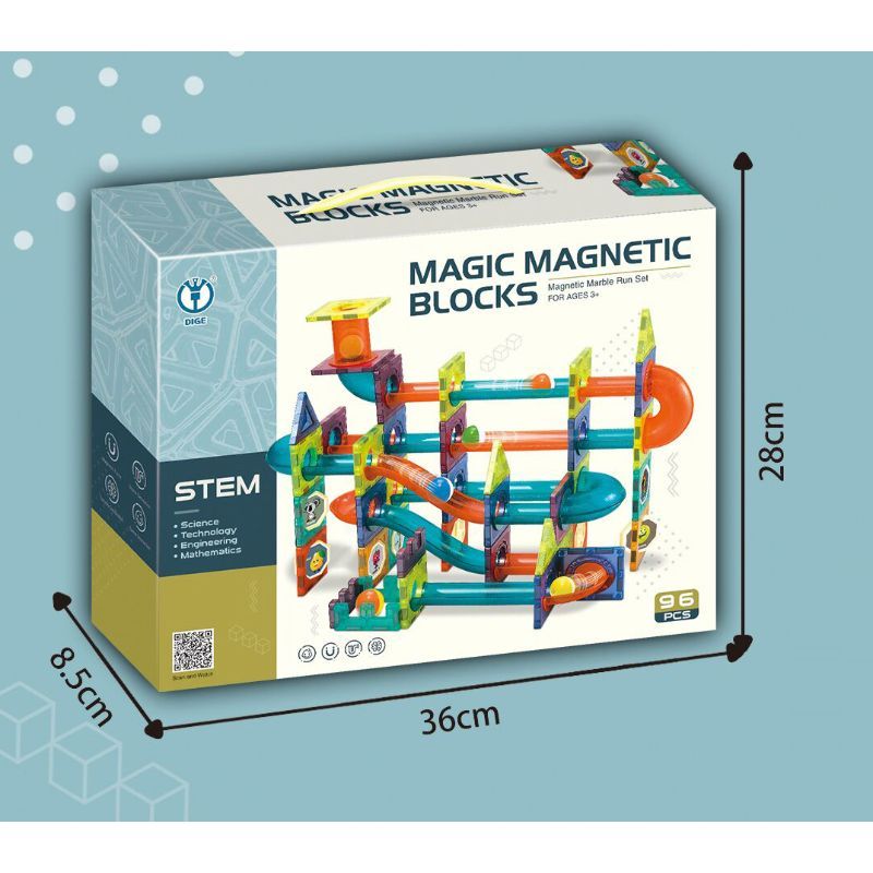 Little Learners - Magnetic Block Set 96pcs