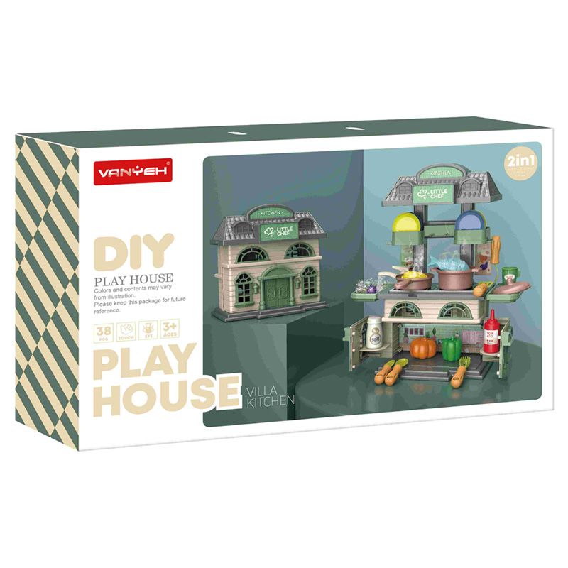 Little Learners - Kitchen Set Play House 38Pcs (Exclusive)