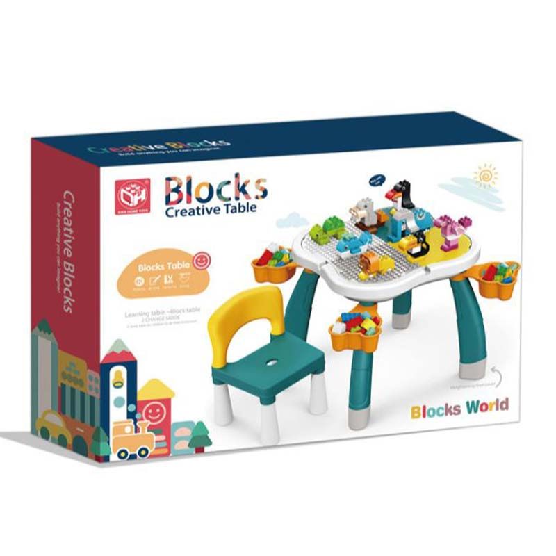 Little Learners - Blocks Table & Chair Multi Functional (Exclusive)