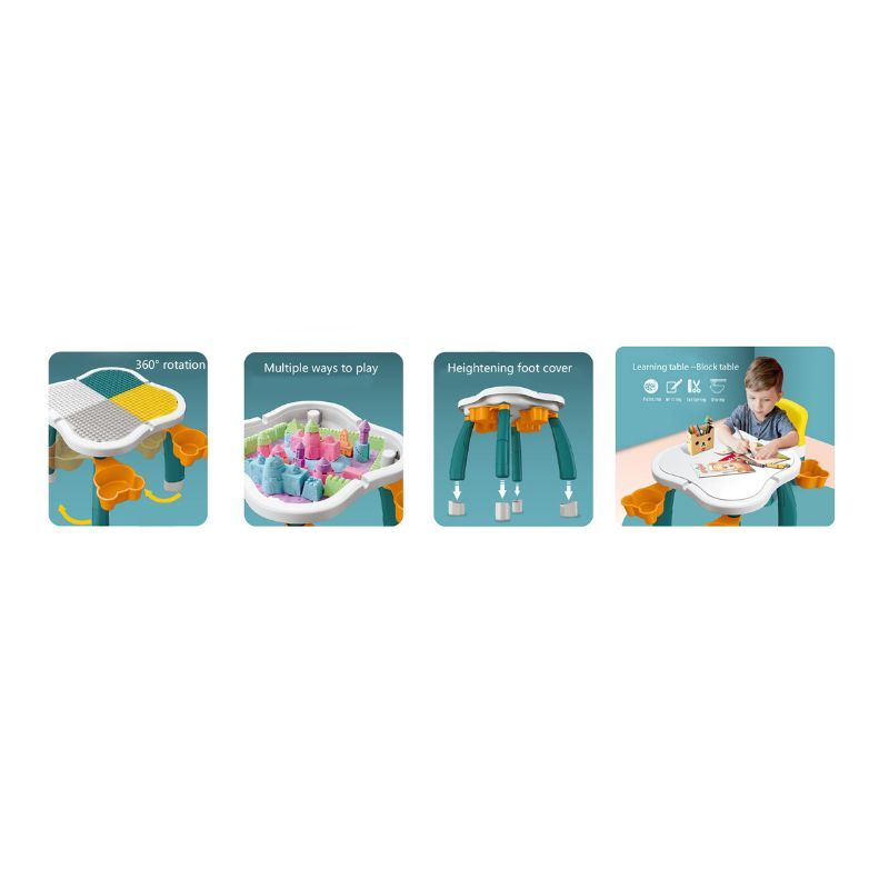 Little Learners - Blocks Table & Chair Multi Functional (Exclusive)