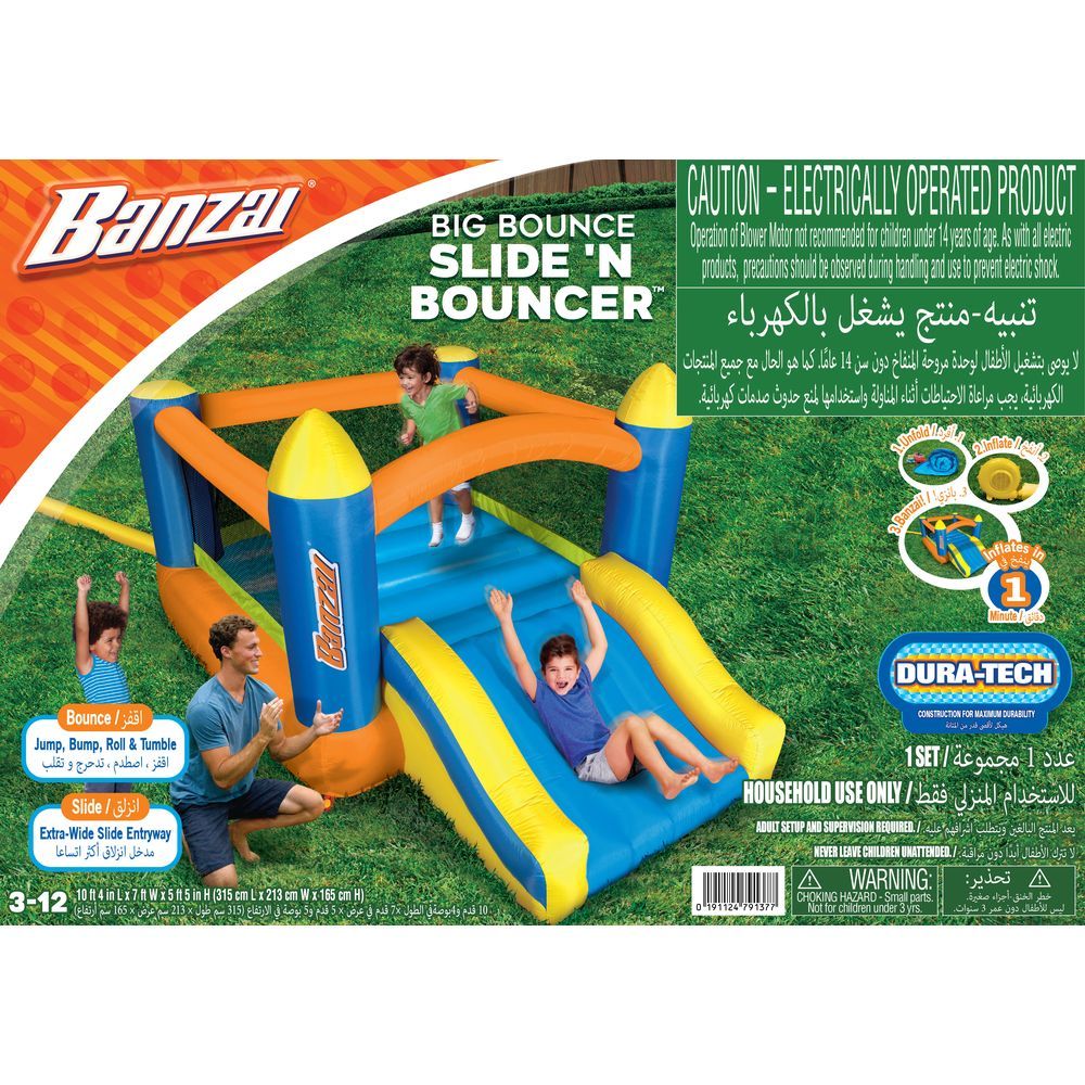 Banzai - Big Bounce Slide 'N Bounce