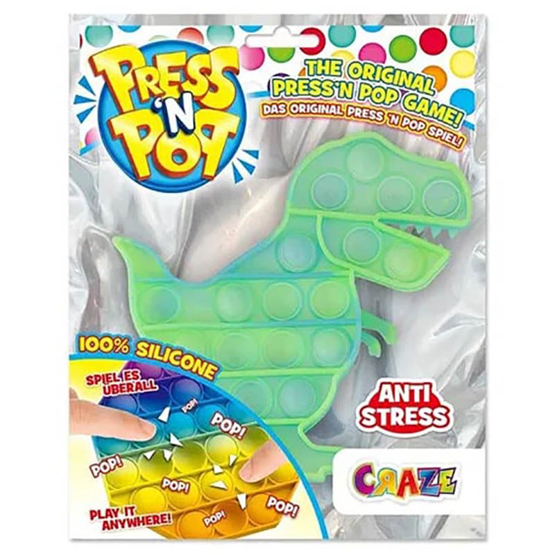 Craze - Press N Pop Fidget Toy - Style May Vary