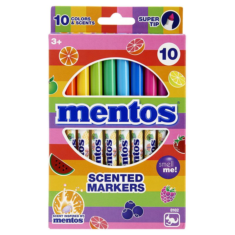 Mentos - Scented Supertip Markers - 10pcs