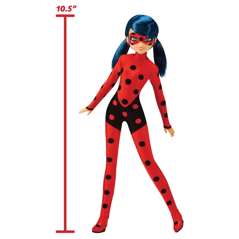 Miraculous - Lady Bug Lucky Charm Fashion Doll - 10.5-Inch