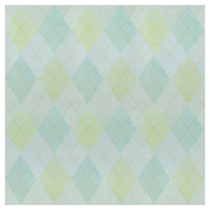 Fujikawa - Diamond Children Wallpaper - Light Green