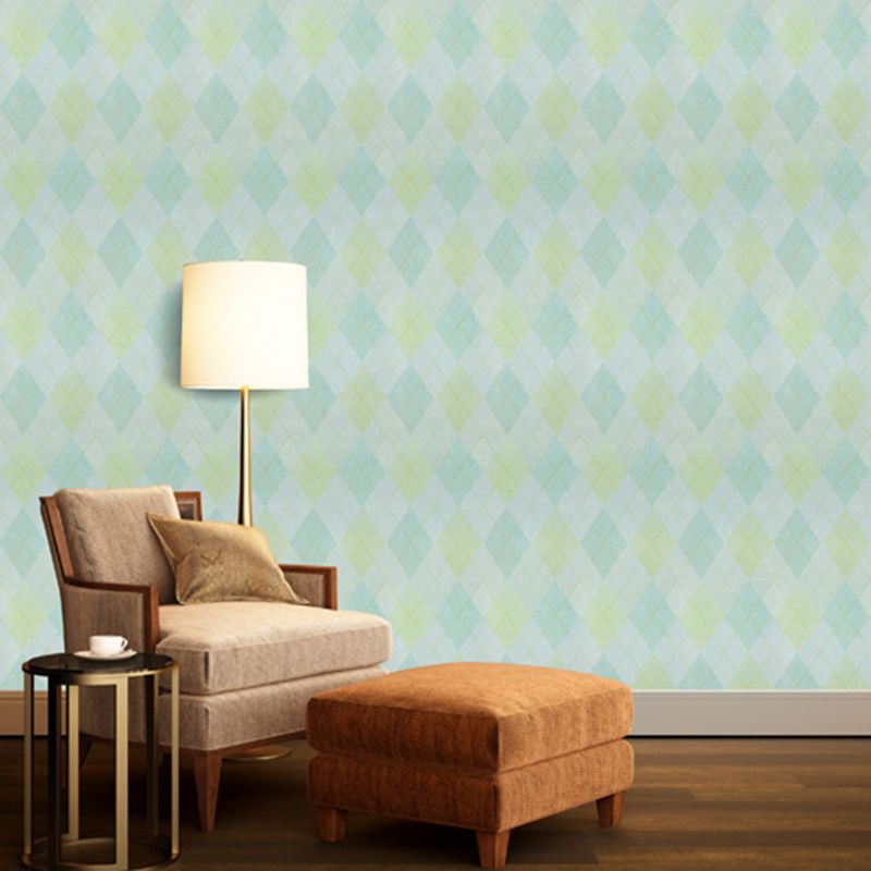 Fujikawa - Diamond Children Wallpaper - Light Green