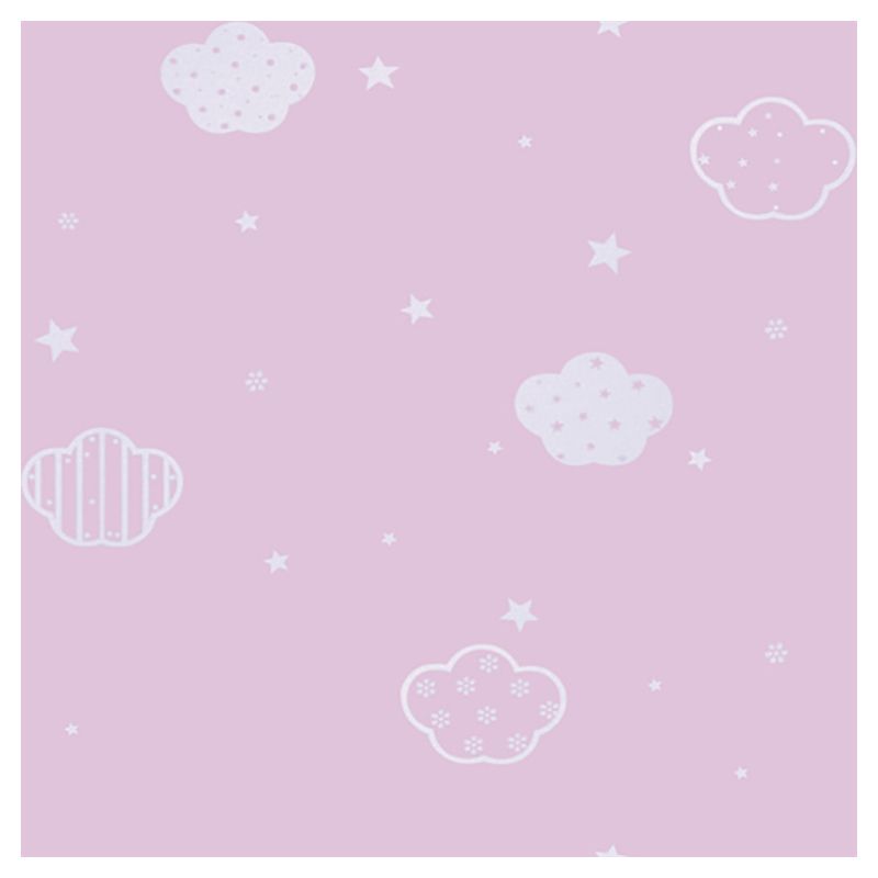 Fujikawa - Clouds Children Wallpaper - Violet