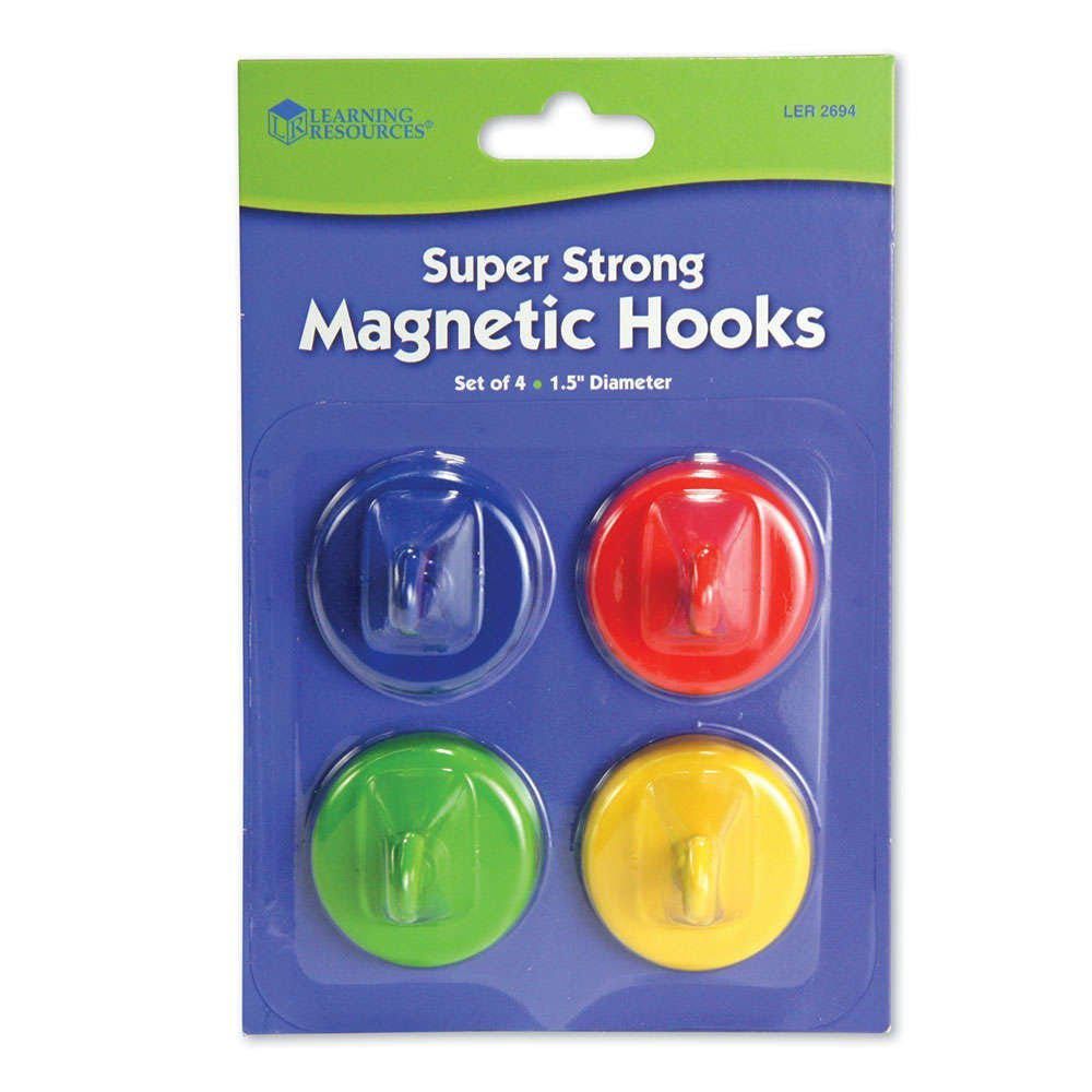 Learning Resources - Super Strong Magnetic Hooks Coloured