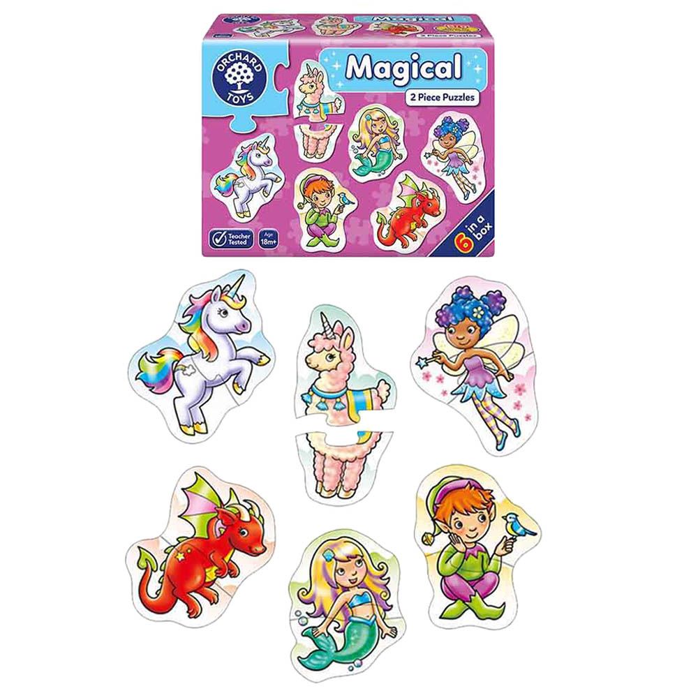 Orchard Toys - Magical 2 Piece Jigsaw Puzzle 6pcs