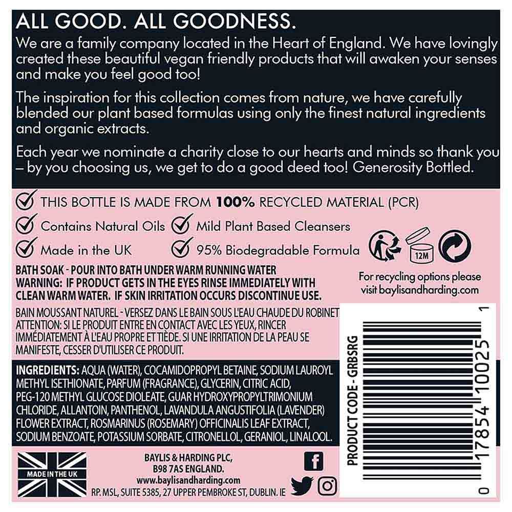 Baylis & Harding - Goodness Rose & Geranium Bath Soak - 500ml