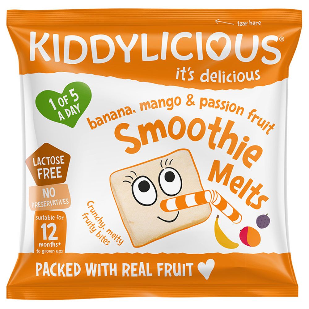 Kiddylicious - Bundle of Strawberry/Banana and Mango/Passion Fruit