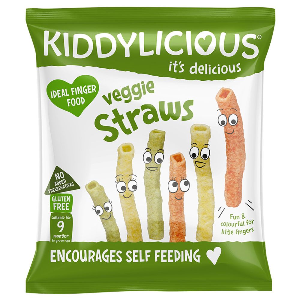 Kiddylicious - Veggie Straws 12g - Pack of 3