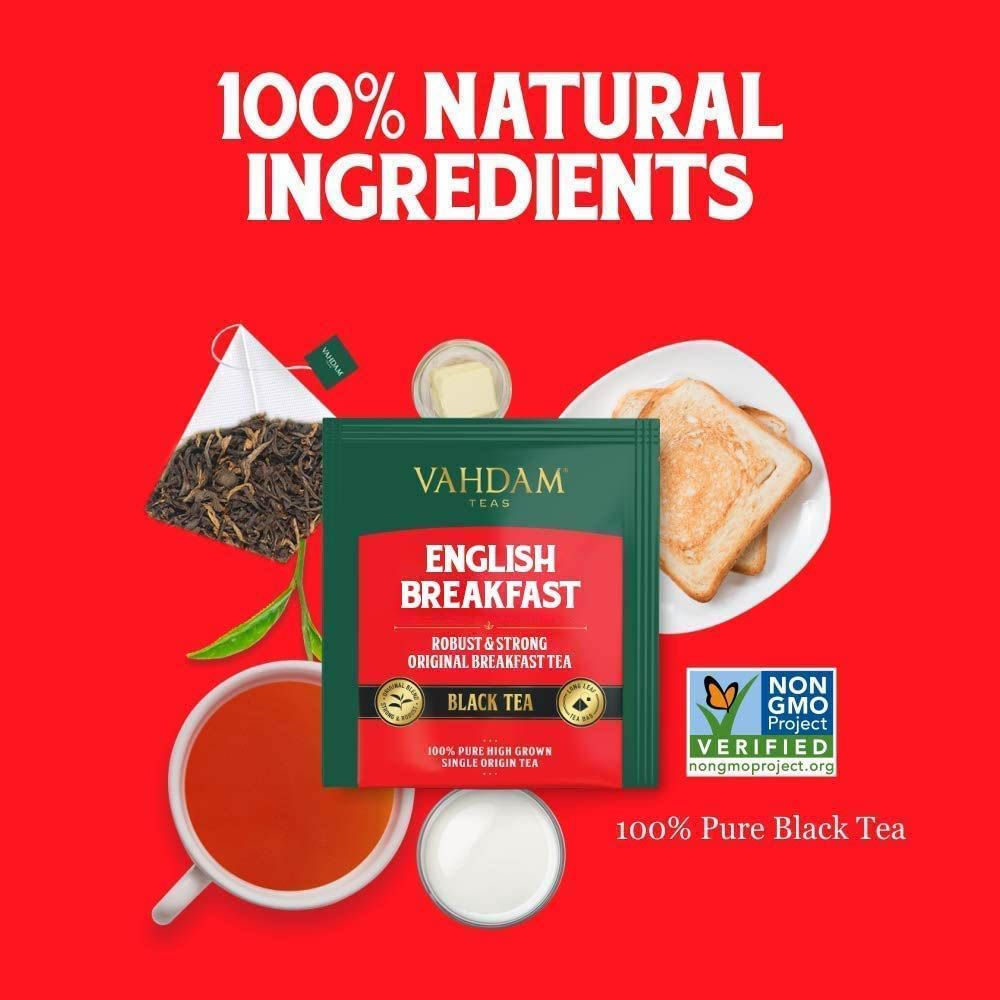 Vahdam - English Breakfast Black Tea - 30g - 15 Tea Bags