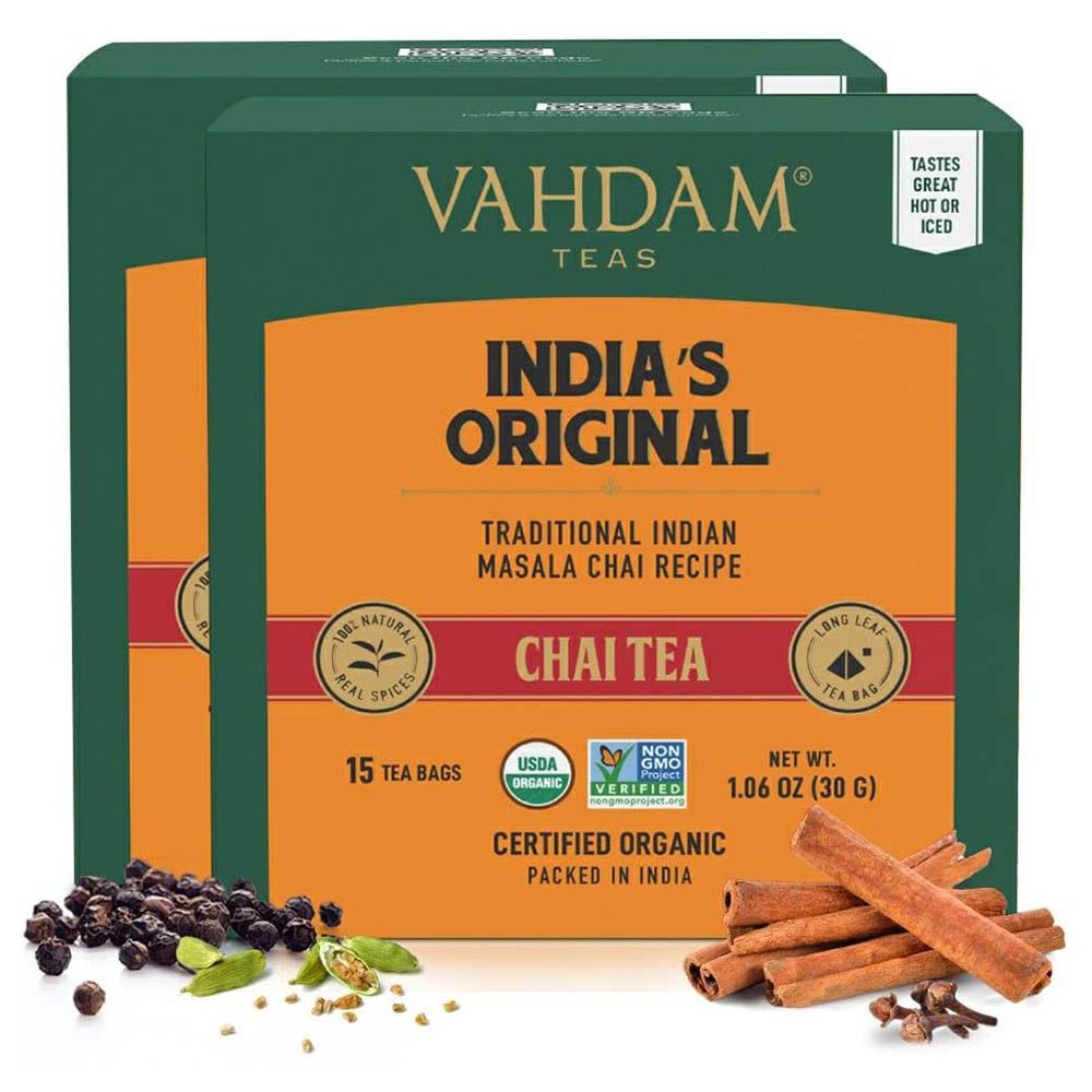 Vahdam - India's Original Masala Chai Tea - 30g - 15 Tea Bags