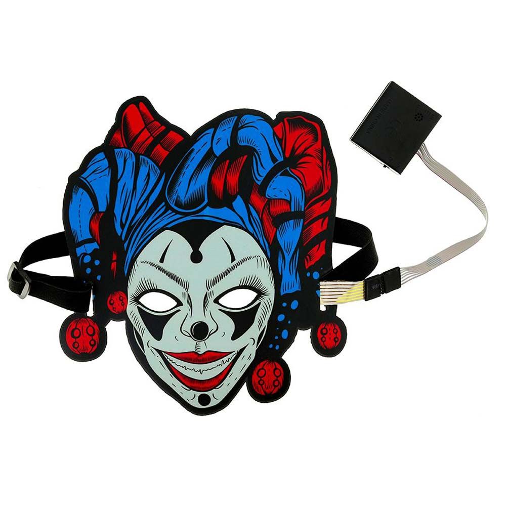 Treasure Box - The Sound Reactive LED Mask -  Lady Clown