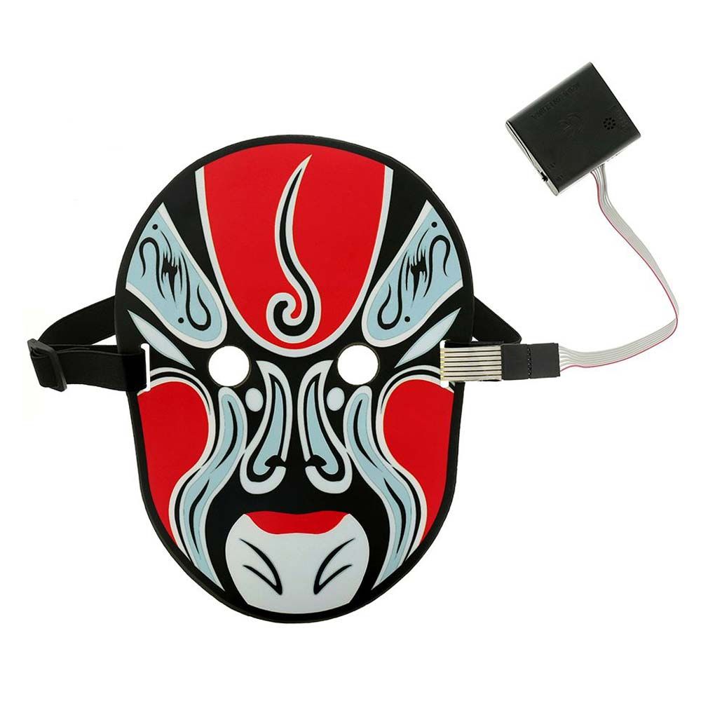 Treasure Box - The Sound Reactive LED Mask -  Chinese Opera