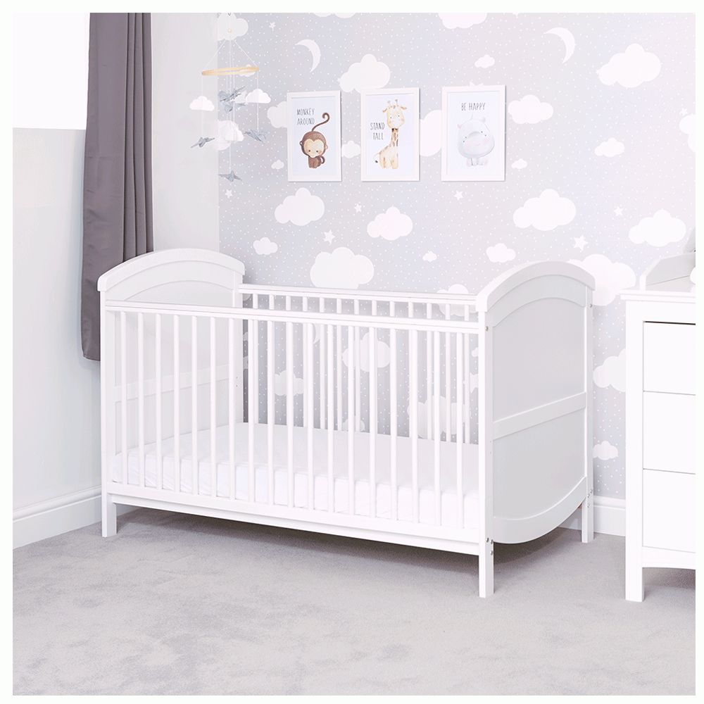 Baby Elegance - Walt Cot Bed - White (Exclusive)