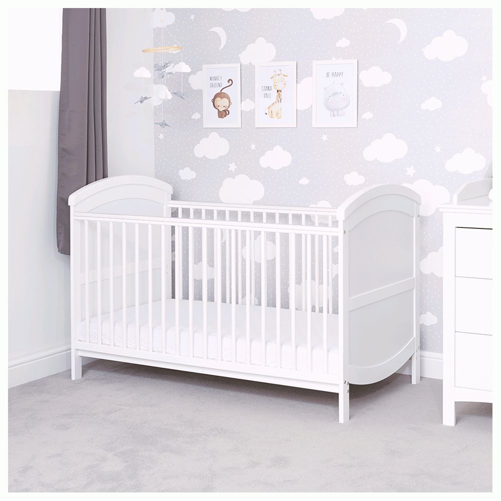 Baby Elegance - Walt Cot Bed - White (Exclusive)