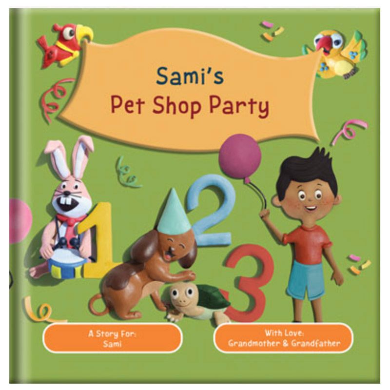 Pet Shop Party - Boy (Personalized Book)