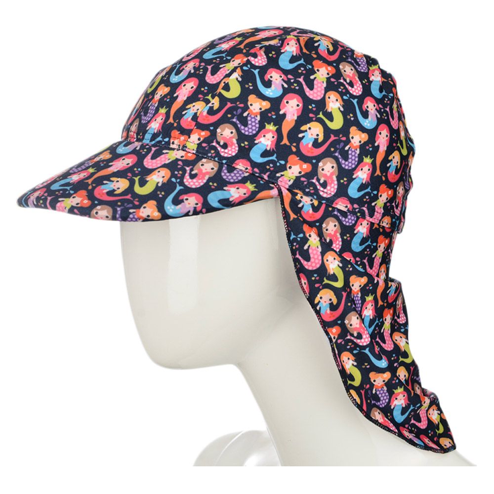 Slipstop - Mermaid Sun Cap - Black