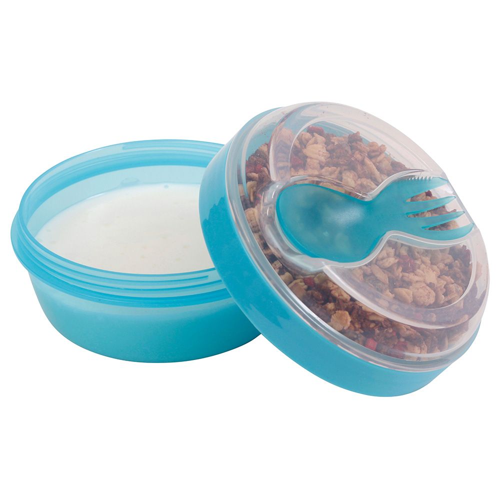 Carl Oscar - Snack Box With Cooling Disc (N'ice Cup) - Turquoise