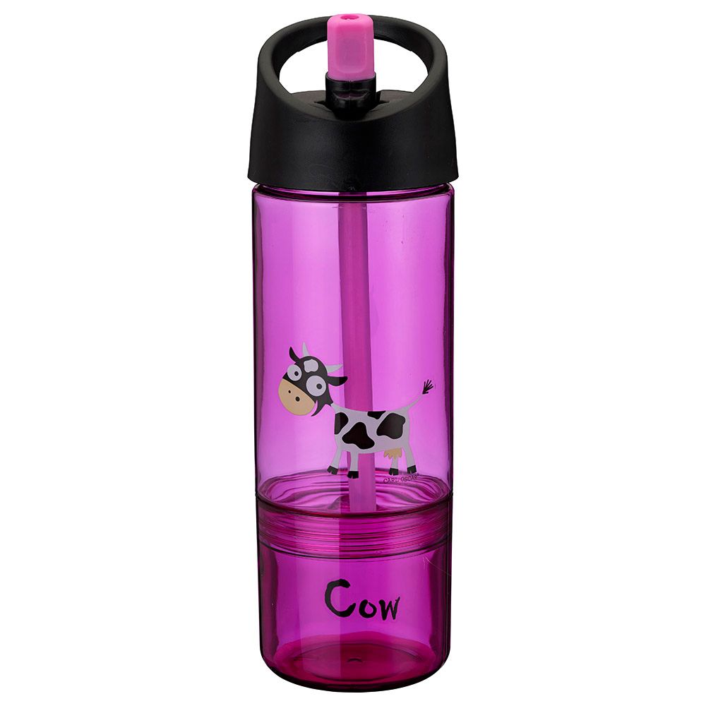 Carl Oscar - 2-In-1 Kids Water Bottle 180ml - Purple