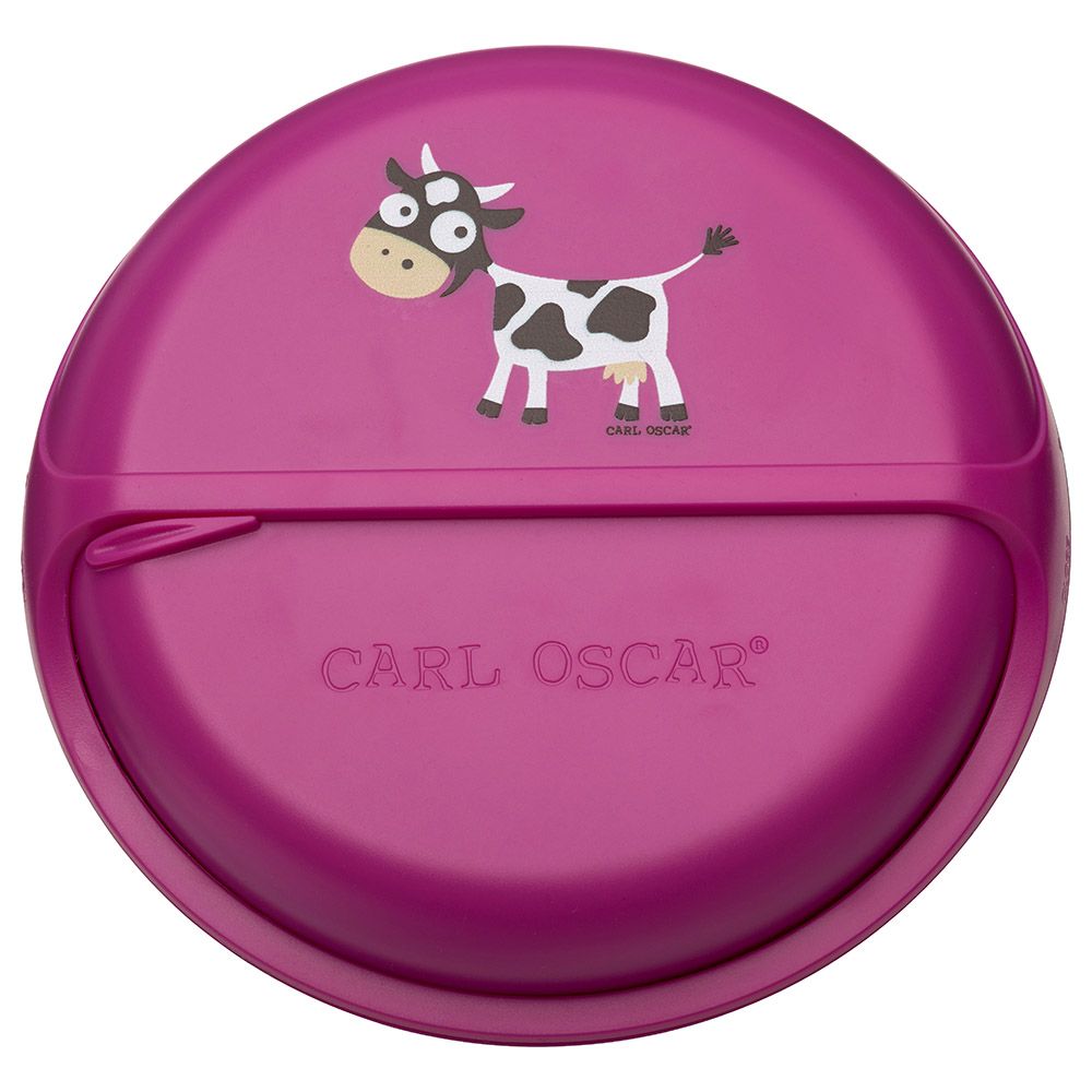 Carl Oscar - 5 Compartments Kids Bento Disc - Purple