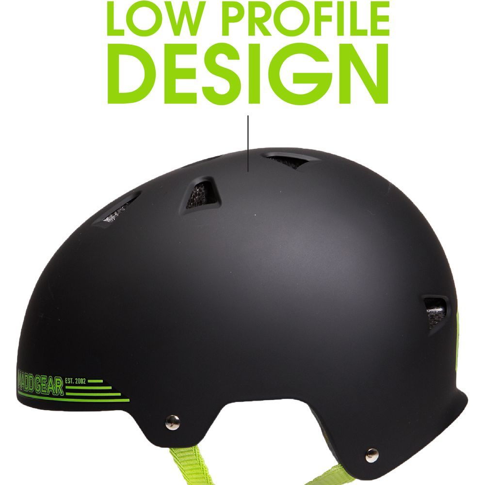 Madd Gear - Park Helmet - Black/Green