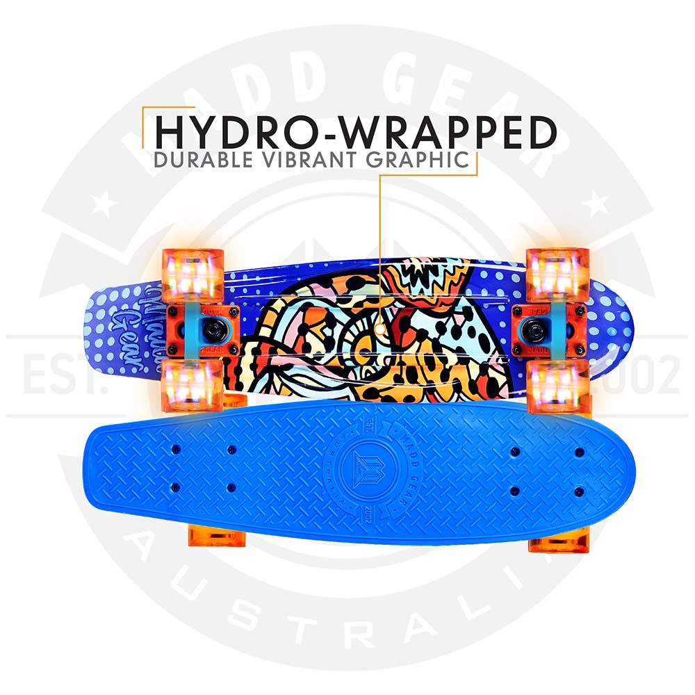 Madd Gear - Sahara Retro Skateboard 22-inch W/Led Wheels