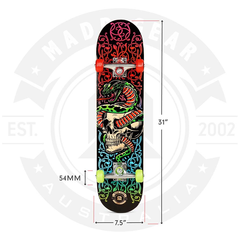 Madd Gear - 31-inch Snake Pit Mid Skateboard 