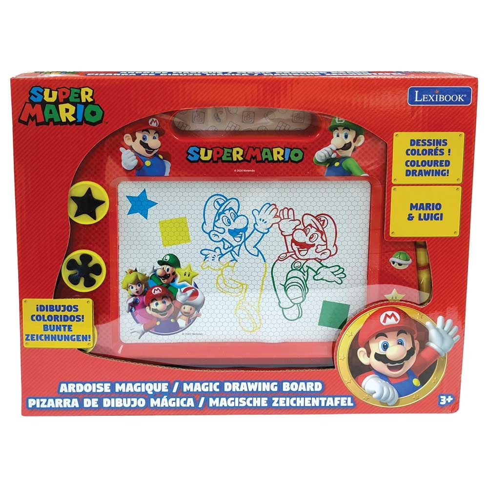 Lexibook - Super Mario Magnetic Drawing Board w/ Accessories