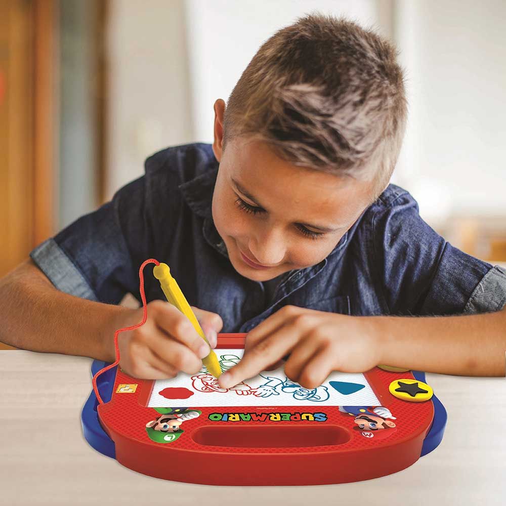 Lexibook - Super Mario Magnetic Drawing Board w/ Accessories