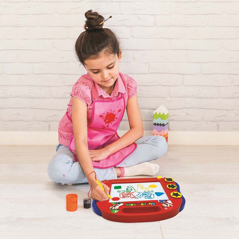 Lexibook - Super Mario Magnetic Drawing Board w/ Accessories