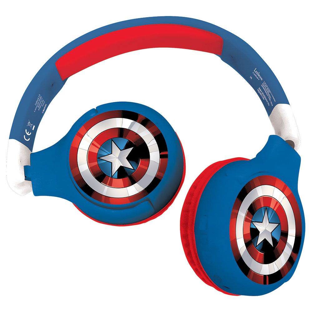 Lexibook - Avengers Design 2-in-1 Bluetooth & Wired Headphone