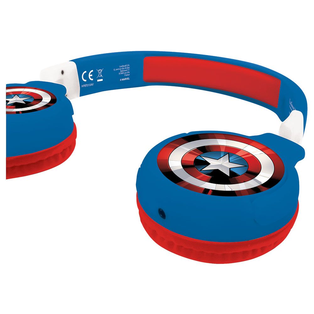 Lexibook - Avengers Design 2-in-1 Bluetooth & Wired Headphone