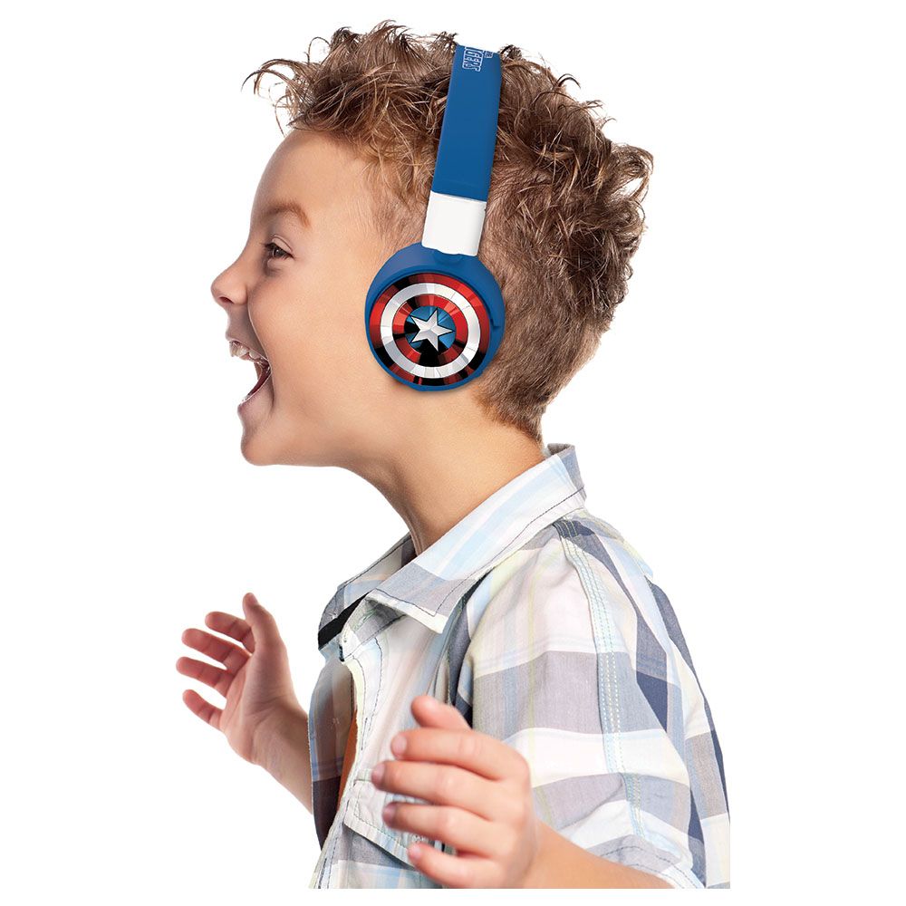 Lexibook - Avengers Design 2-in-1 Bluetooth & Wired Headphone