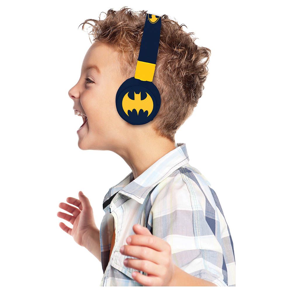 Lexibook - Batman 2-In-1 Bluetooth & Wired Foldable Headphone