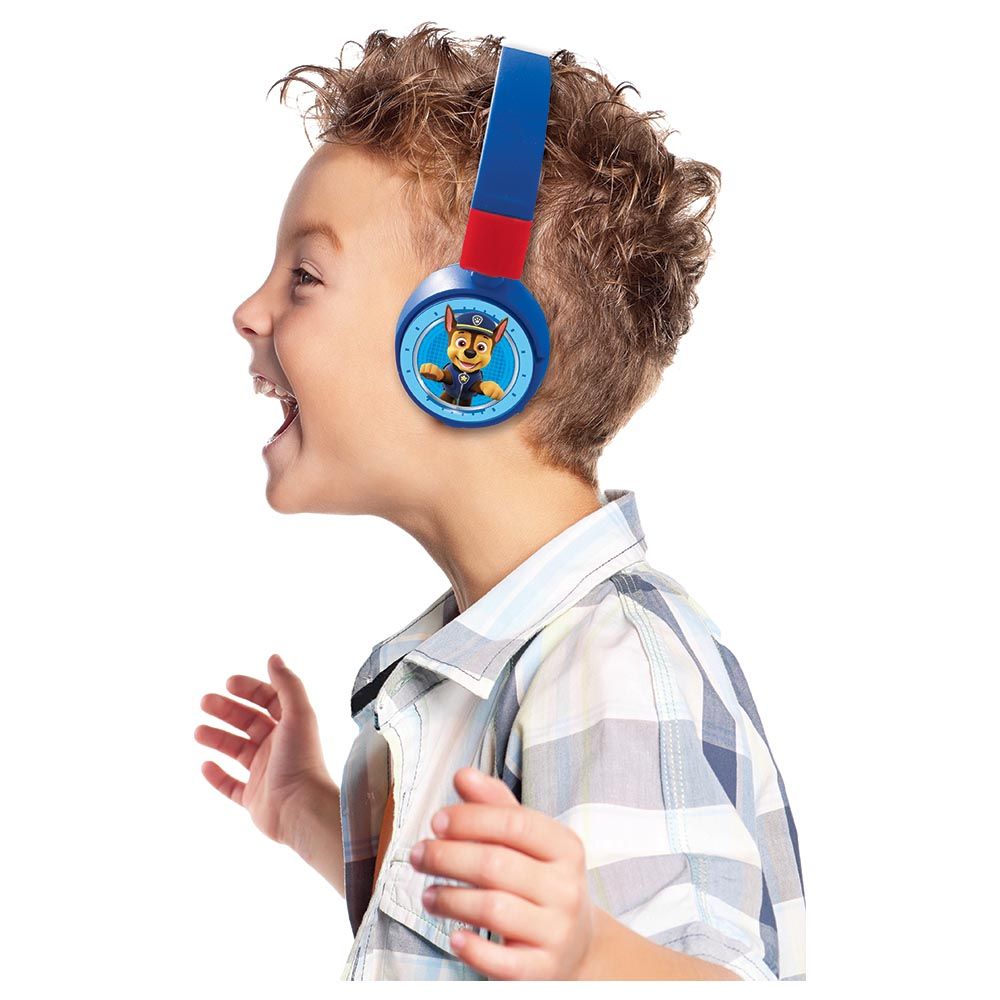 Lexibook - Paw Patrol 2-in-1 Bluetooth & Wired Foldable Headphone