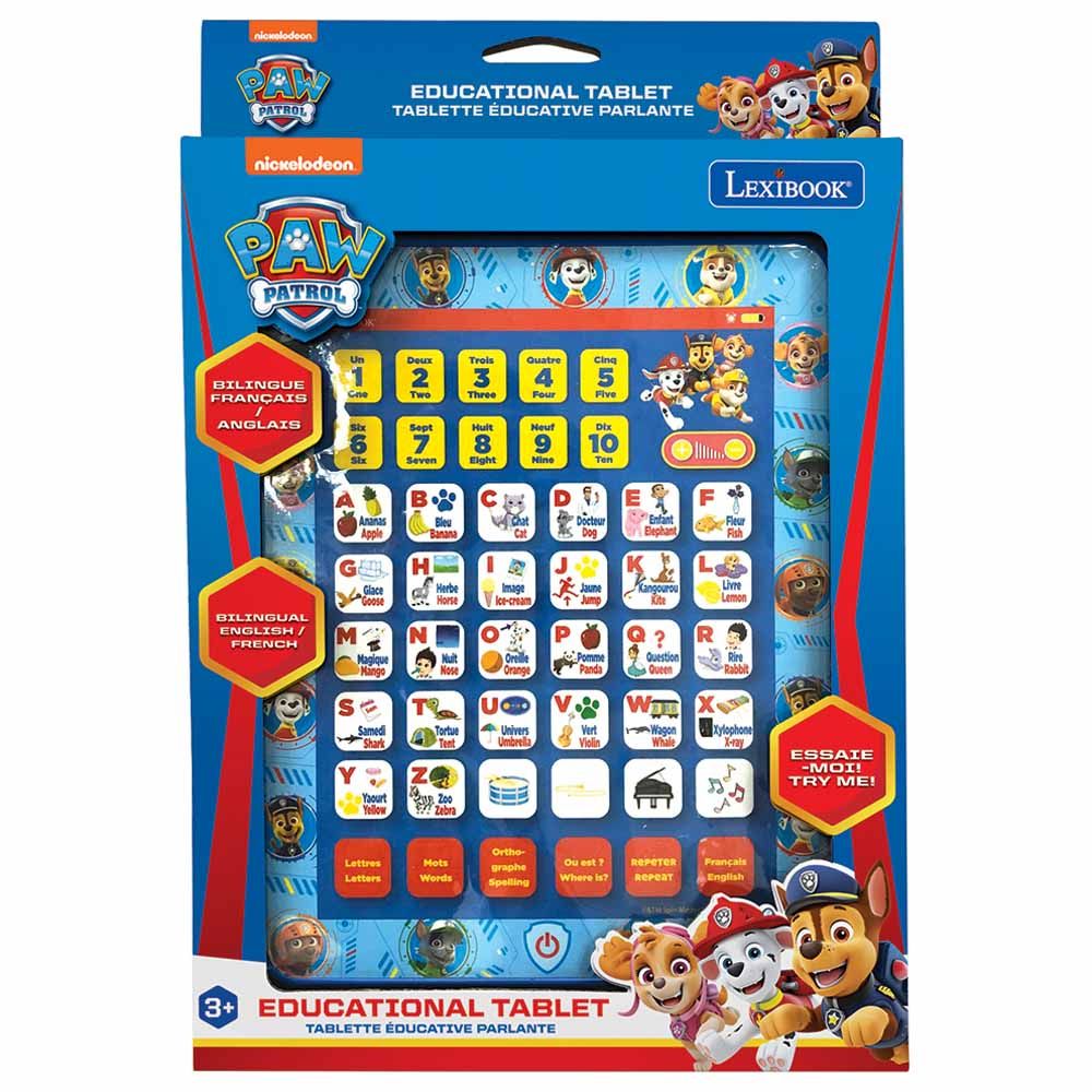 Lexibook - Paw Patrol Bilingual Educational Tablet