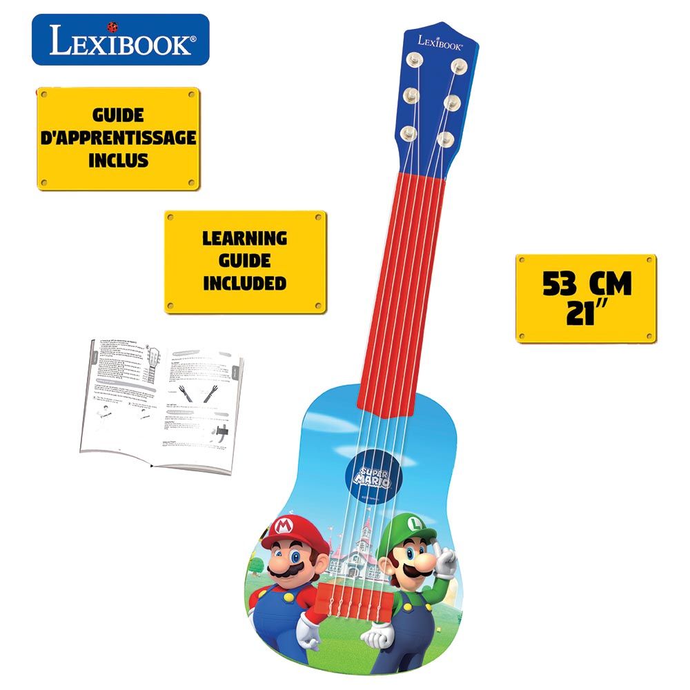 Lexibook - My First Guitar 21-inch - Super Mario