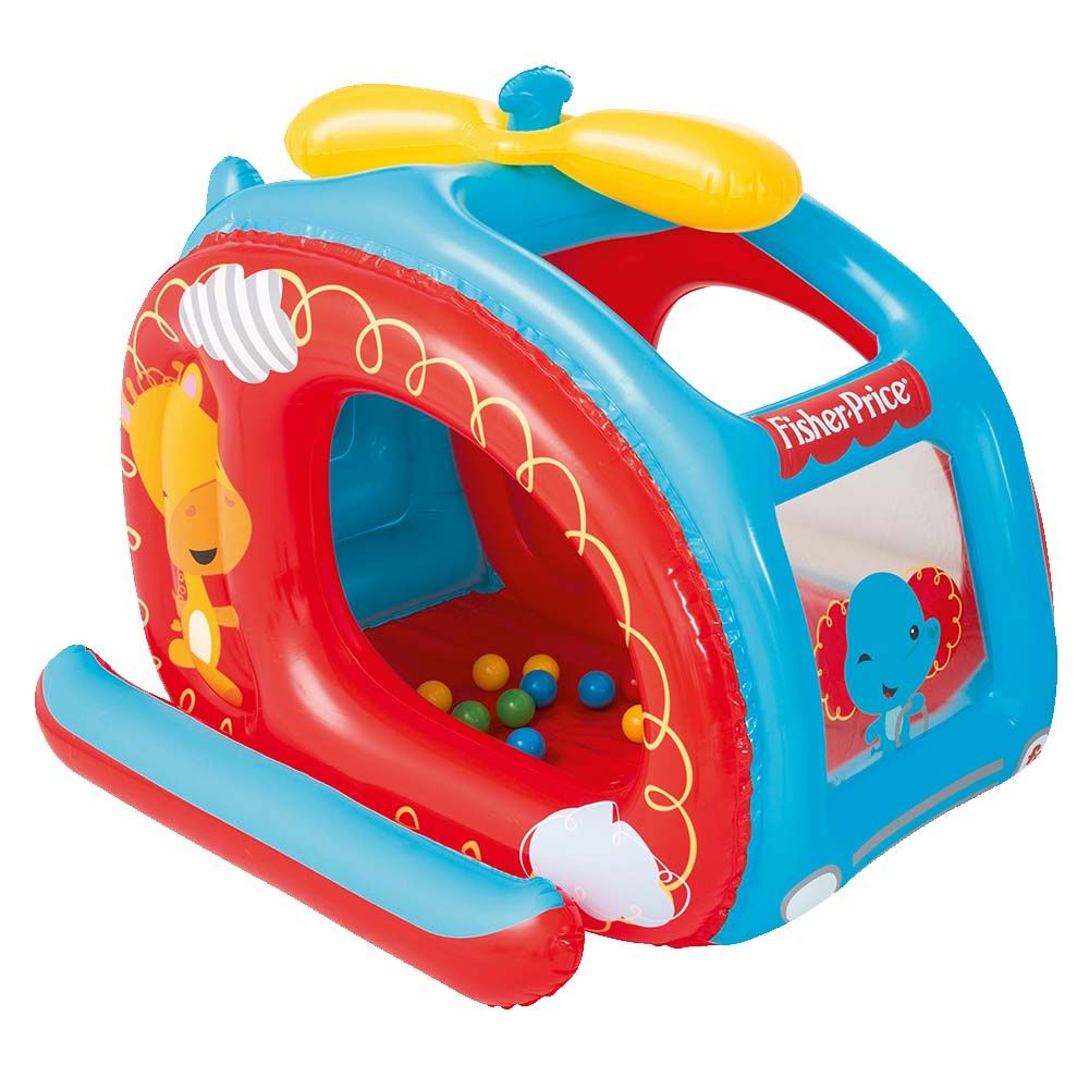 Bestway - Fisher-Price Helicopter Ball Pit - Red & Skyblue