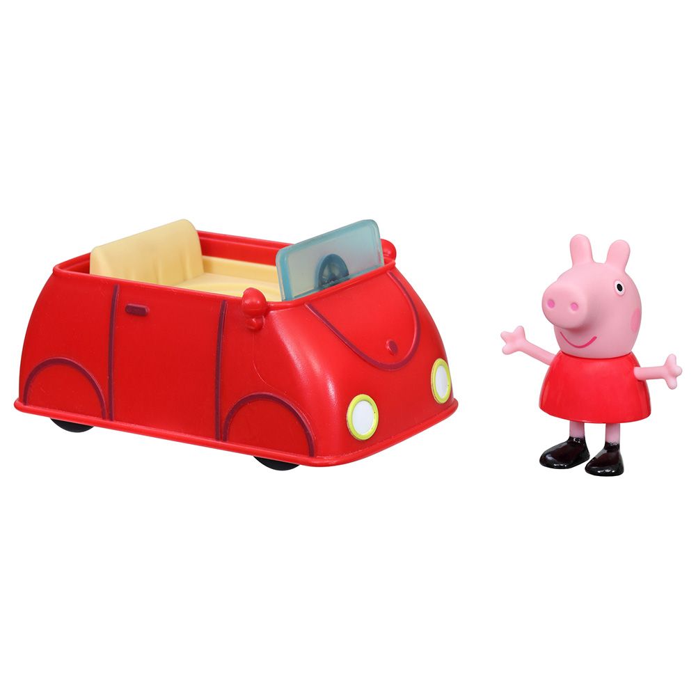 Peppa Pig - Peppa's Little Car Toy With Figure - Red