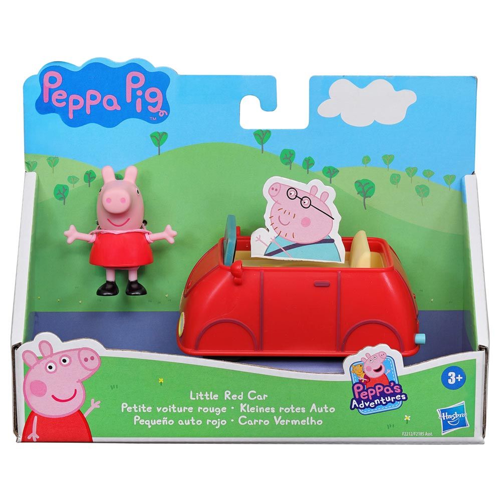 Peppa Pig - Peppa's Little Car Toy With Figure - Red