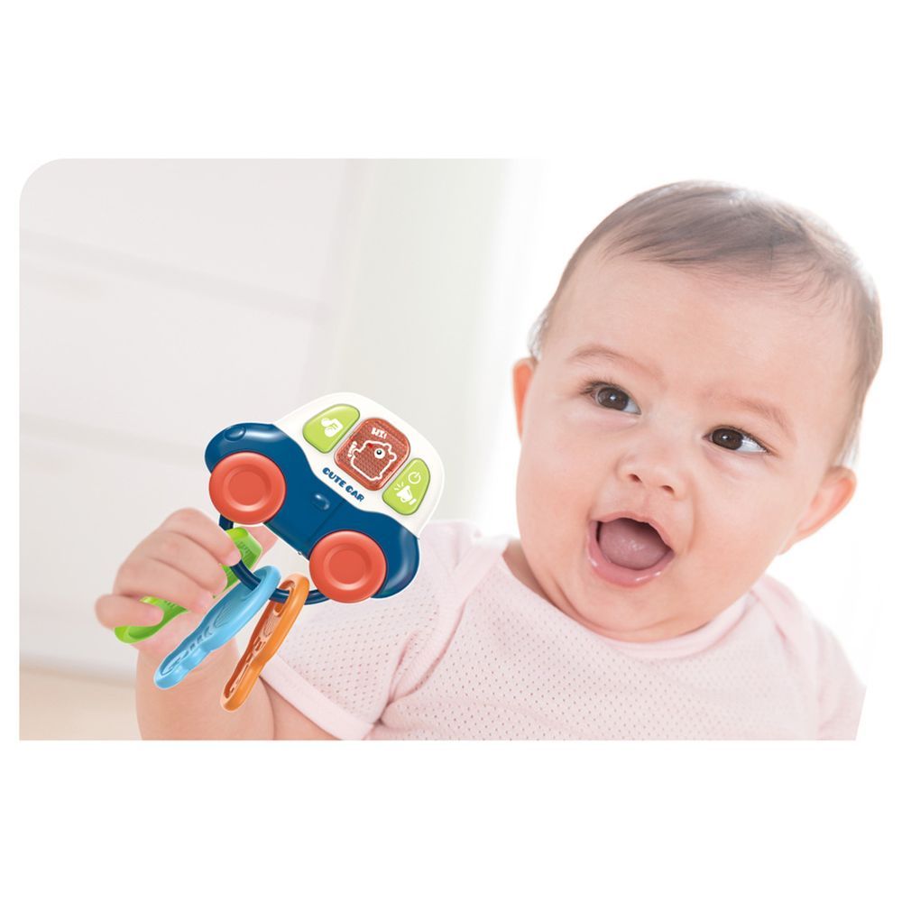 Ibi-Irn - Lovely Car Shape Soft Teether Musical Car