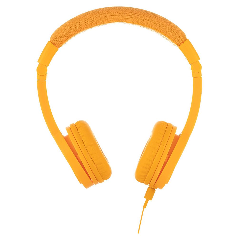 BuddyPhones - Explore Plus Headphones W/ Mic - Sun Yellow