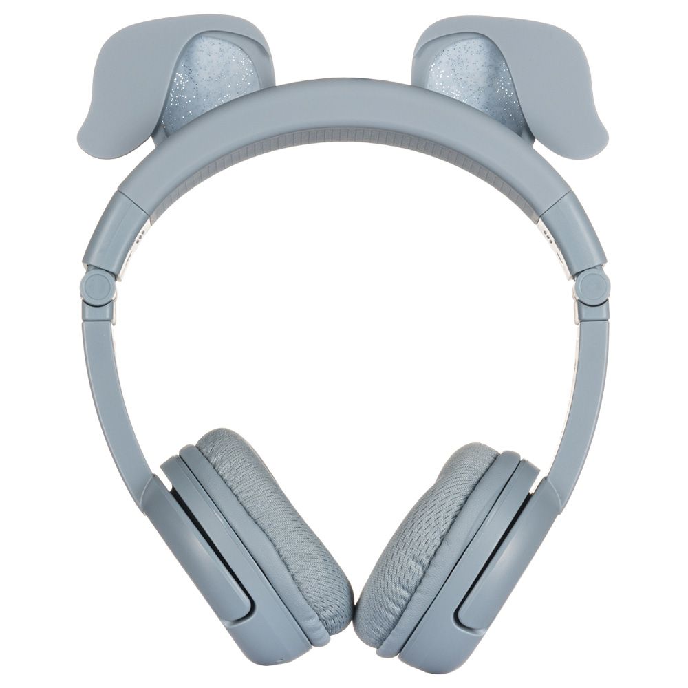 Buddyphones - Playears+ Bluetooth Wireless Headset - Dog - Gray