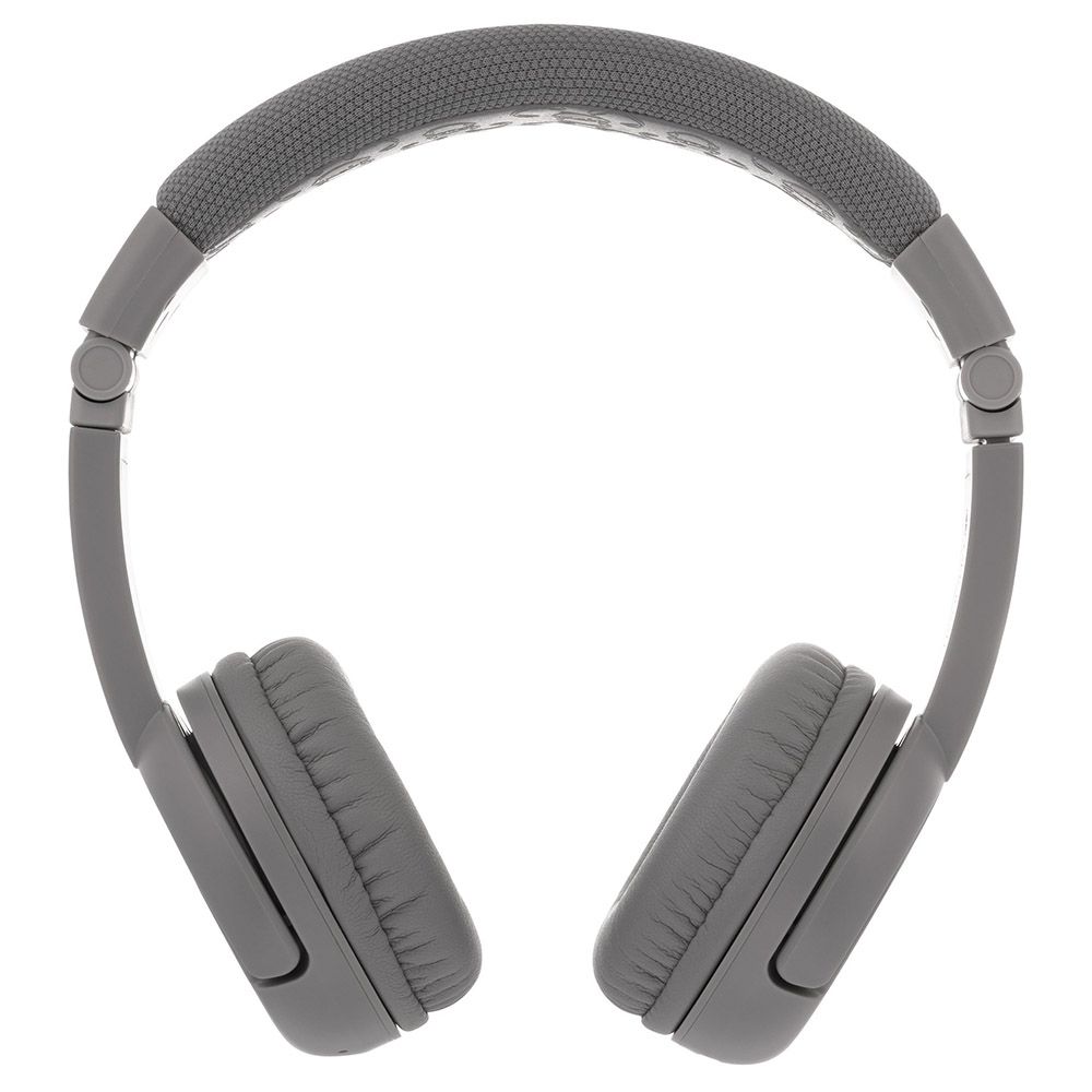 BuddyPhones - Play Plus Bluetooth Headphones - Grey Matter